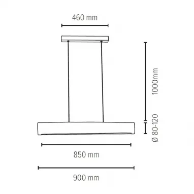 LED visilica Lucas BRITOP