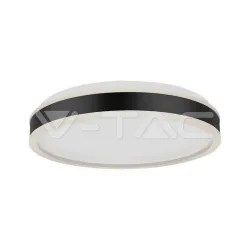 LED plafonjera okrugla dimabilna crna V-TAC