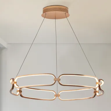 LED dimabilna visilica Colette rose gold SCHULLER