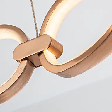 LED dimabilna visilica Colette rose gold SCHULLER