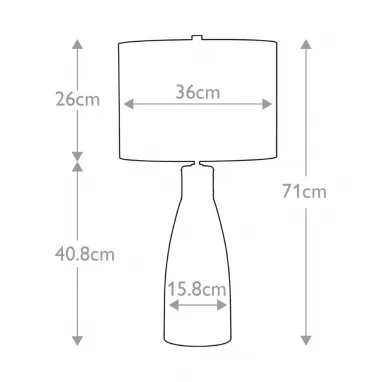 Stona lampa Hammersmith 1xE27 ELSTEAD